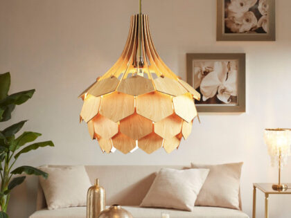 ELLA Mid-modern Wood Pendant Light